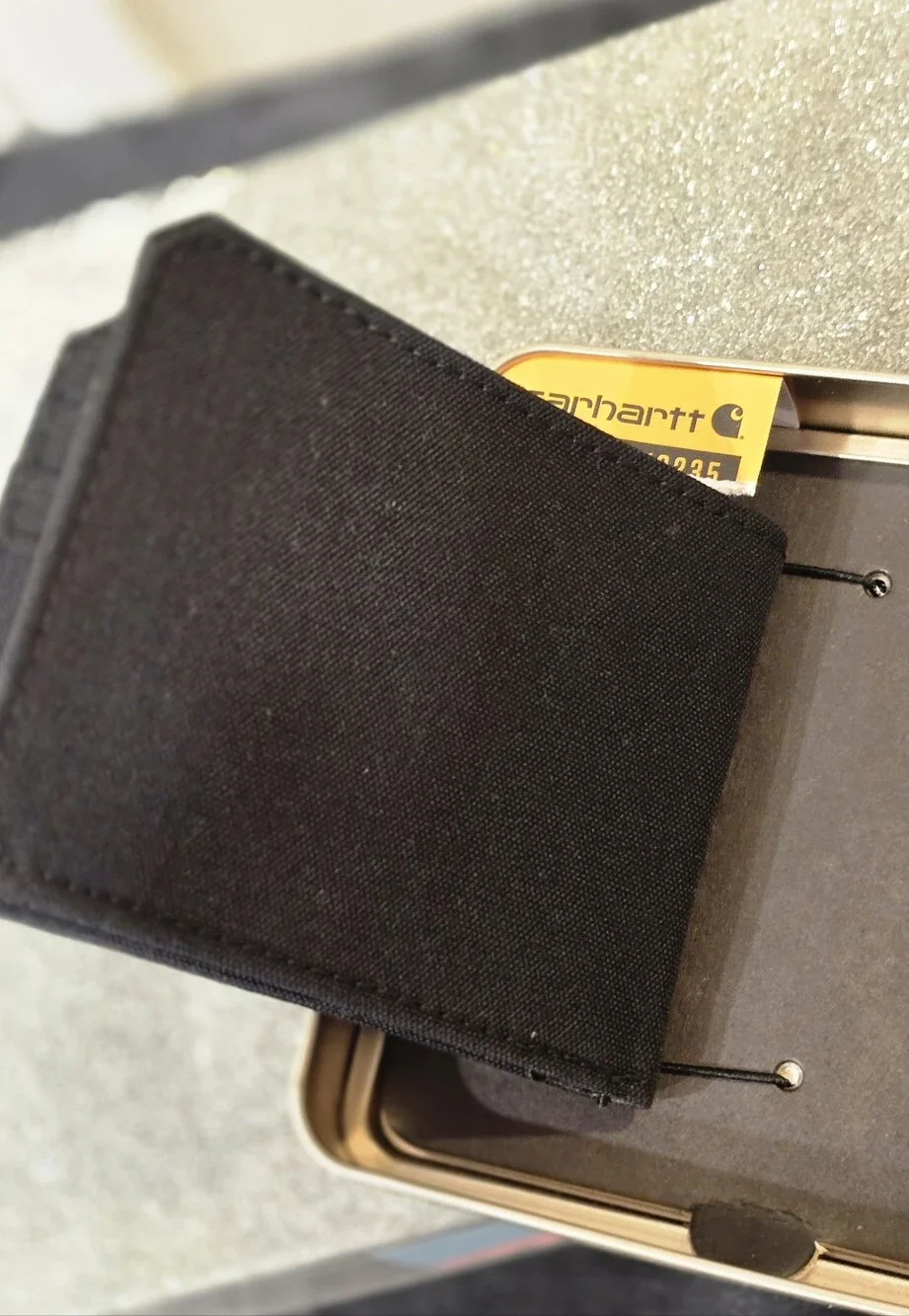 Carhartt Nylon Duck Bifold Wallet- Black